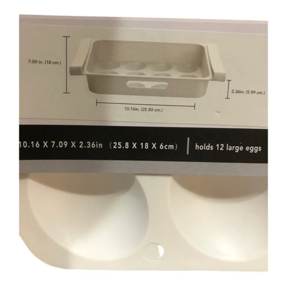 2pack refrigerator‎ fridge large egg holder shelves new